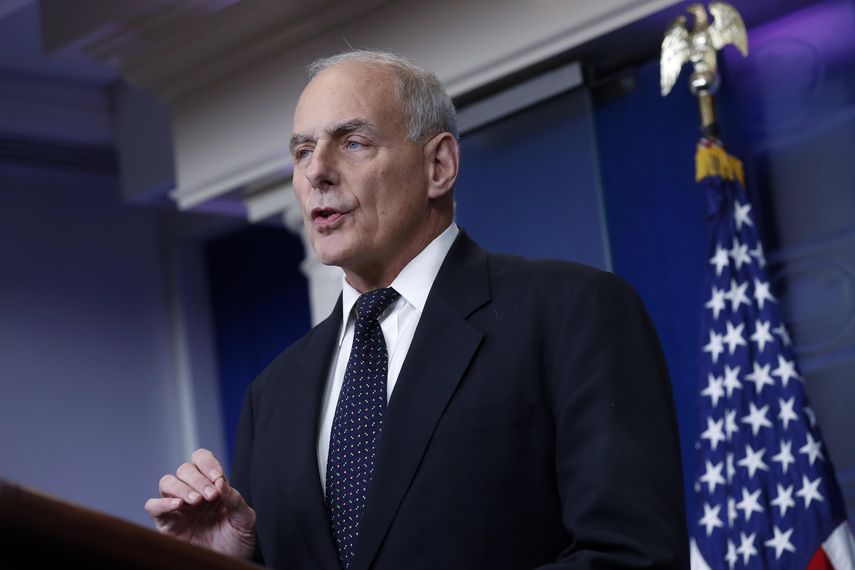 John Kelly, jefe de gabinete del presidente Trump.&nbsp;