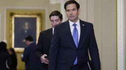 El senador Marco Rubio (R-FL) llega a las elecciones de liderazgo republicano del Senado en el Capitolio de los Estados Unidos, el 13 de noviembre de 2024 en Washington, DC.&nbsp;