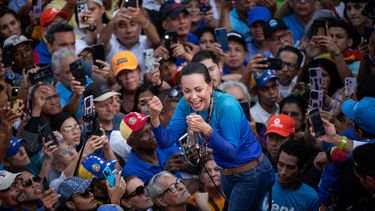 La candidata opositora, María Corina Machado, es la gran favorita a las elecciones presidenciales de Venezuela de 2024