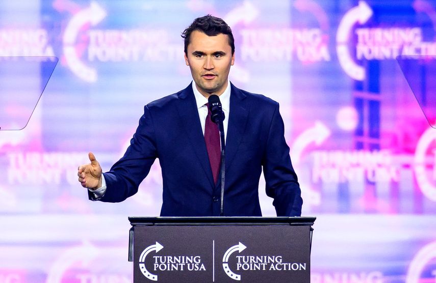 El líder conservador asesinado Charlie Kirk.