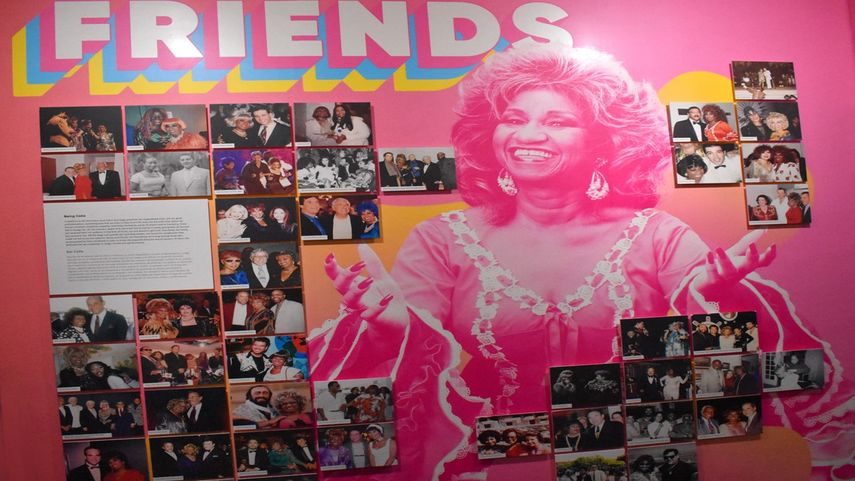 La exposición Celia Cruz para siempre se inauguró el 27 de julio de 2023 en el Tower Theatre, ubicado en la Pequeña Habana de Miami, para conmemorar la fecha de la muerte de la artista cubana, ocurrida el 16 de julio de 2003.
