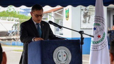 El ministro de Seguridad Pública de Panama, Fran Ábrego, (Ministerio de Seguridad Pública)