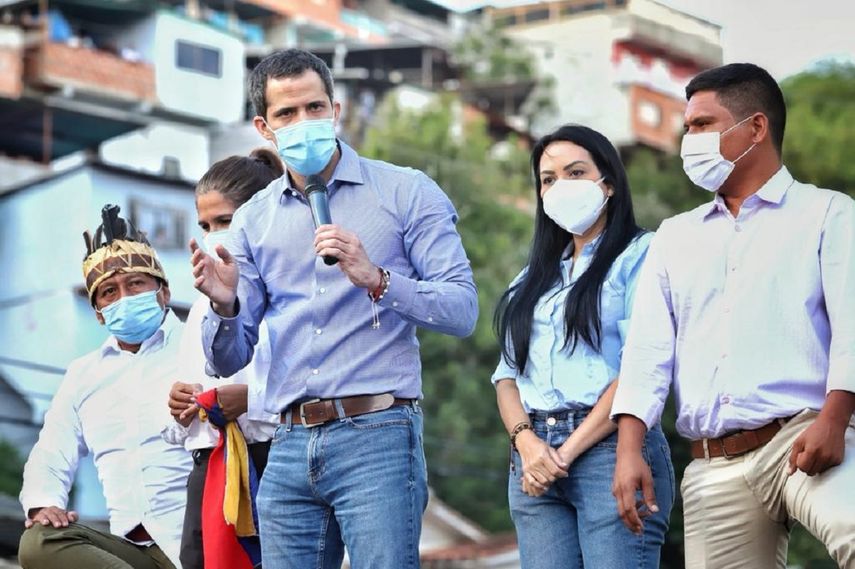 El presidente interino de Venezuela Juan Guaidó.&nbsp;