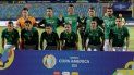 Los jugadores de Bolivia posan antes del partido de la Copa América frente a Paraguay, el lunes 14 de junio de 2021, en Goiania, Brasil Los jugadores de Bolivia posan antes del partido de la Copa América frente a Paraguay, el lunes 14 de junio de 2021, en Goiania, Brasil