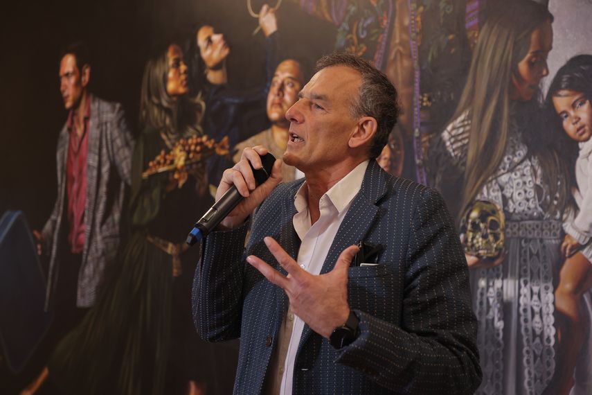 El director de la Rome Art Week (RAW), Massimiliano Padovan Di Benedetto.