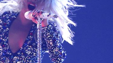 Lady Gaga act&uacute;a en la ceremonia de los premios Grammy, en Los Angeles.&nbsp;