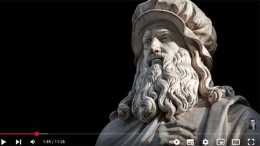 El artista italiana Leonardo di ser Piero da Vinci, más conocido como Leonardo da Vinci.