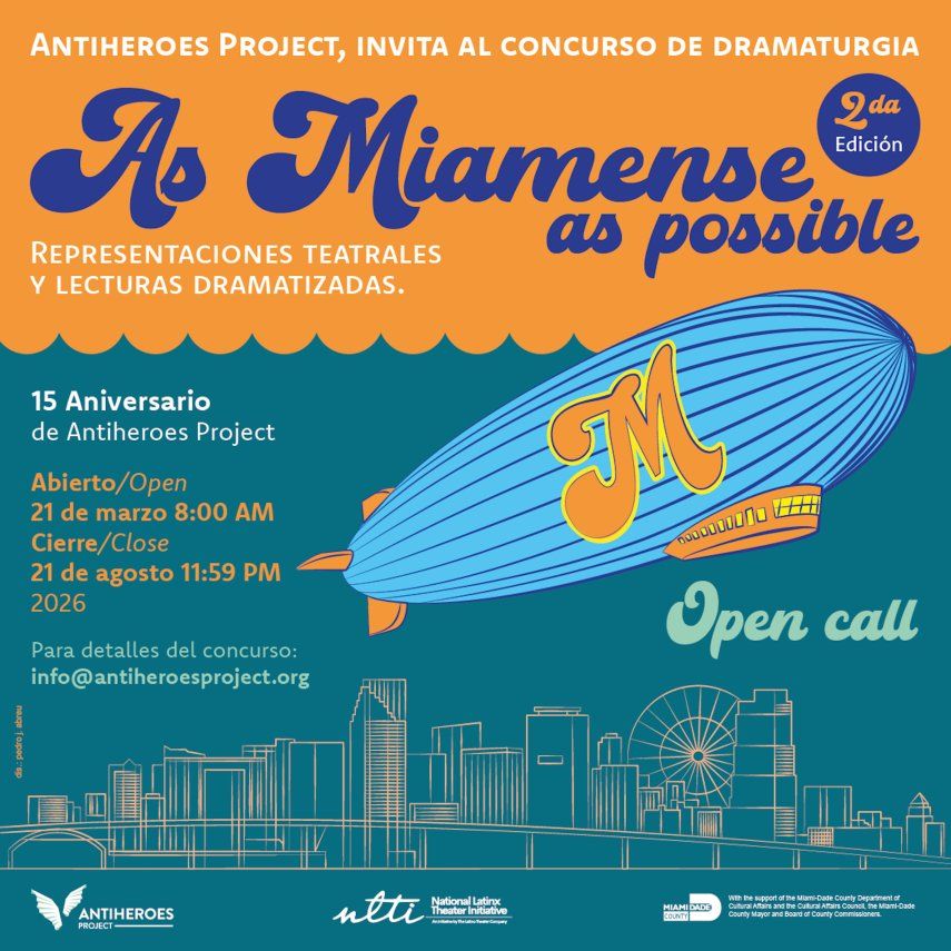 II Concurso de Dramaturgia As Miamense as Possible.