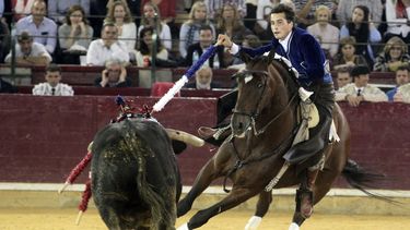 &nbsp;El rejoneador Mario Pérez Langa