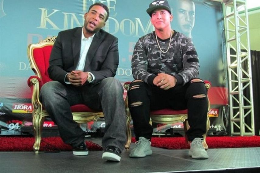 Los reguetoneros puertorriqueños Don Omar y Daddy Yankee. (EFE)