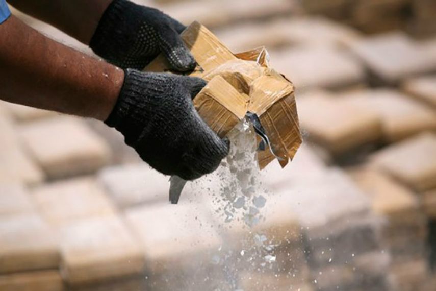 La cocaína estaban a bordo de una lancha que se dirigía hacia Panamá y que posteriormente sería enviada a Estados Unidos