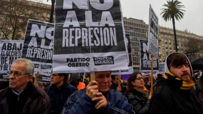 Maestros piden no ser reprimidos durante la huelga.&nbsp;