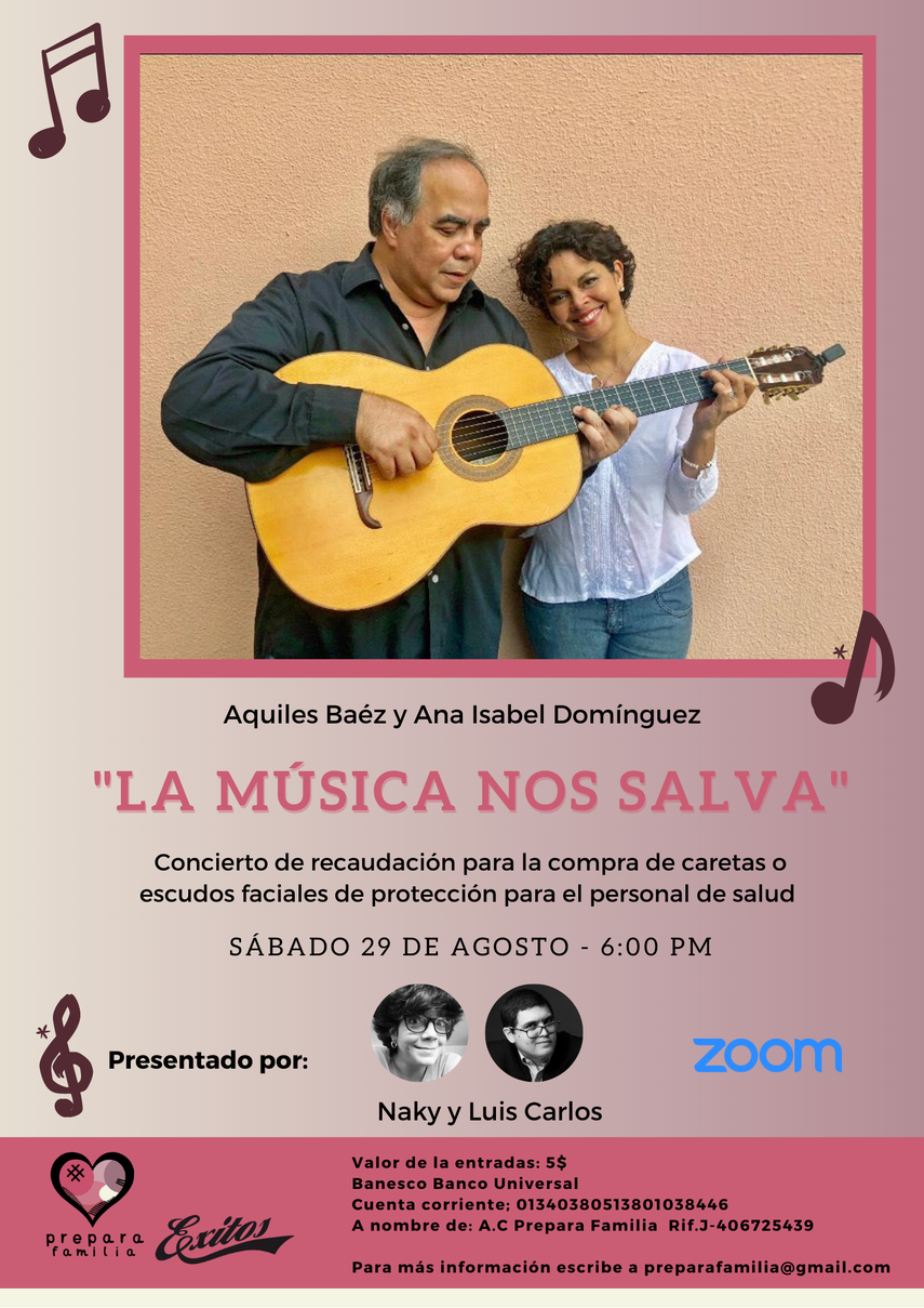 Prepara Familia y aliados invitan al concierto: La Música nos Salva. 