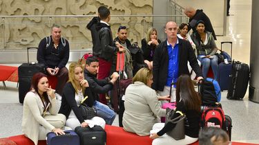 Fotografía de un grupo de médicos&nbsp;cubanos&nbsp;a su llegada a Miami en febrero de&nbsp;2017 por el programa especial de visas derogado en enero de este año.&nbsp;