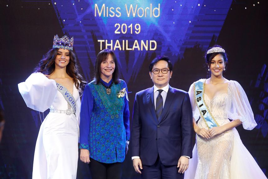 Así lo afirmó la presidenta y consejera delegada de Miss Mundo, Julia Morley, en una conferencia de prensa en la capital tailandesa en la que estuvo acompañada por De León.