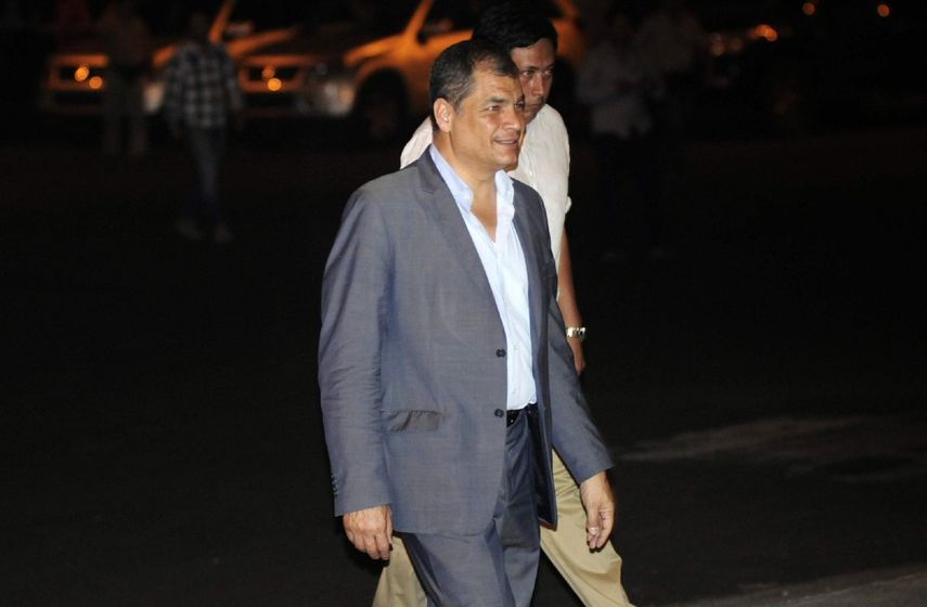 Correa cuestionó que el actual gobierno de Lenín Moreno se haya aliado con las oligarquías y que se haya destituido a Jorge Glas de la Vicepresidencia.