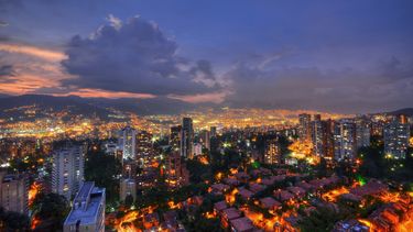 Vista parcial de Medellín, Colombia.&nbsp;