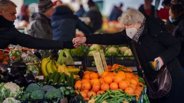 Un mercado en Florencia, Italia, el 17 de febrero del 2022.&nbsp;