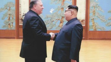El secretario de Estado de EEUU, Mike Pompeo, y el líder norcoreano, Kim Jong-un, sostuvieron un encuentro en Semana Santa en Corea del Norte.