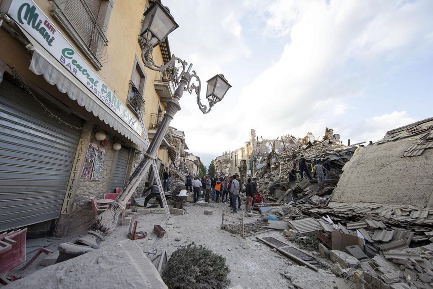 Imágenes de la devastación provocada por el terremoto de este 24 de agosto en Italia.