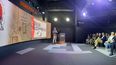 Un momento de la presentación de la Ruta Turística Juan Altamiras, en las instalaciones de MasterD, en España, para promover la gastronomía y cultura del país europeo.