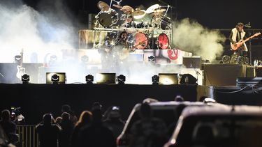 Actuaci&oacute;n de El Tri&nbsp;en&nbsp;un aut&oacute;dromo del Estado de M&eacute;xico