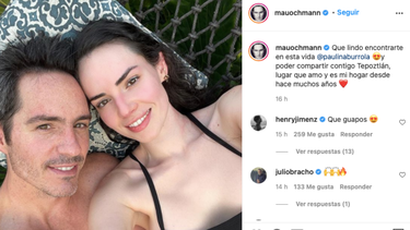 Mauricio Ochmann y Paulina Burrola.