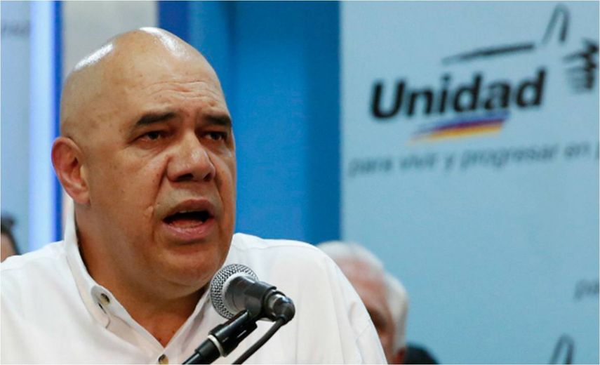 El secretario ejecutivo de la alianza opositora venezolana Mesa de la Unidad Democrática (MUD), Jesús Torrealba.