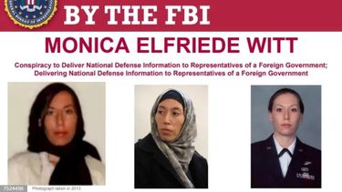 Monica Witt huyó al país persa en 2013 (FBI)