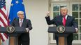 El presidente Donald Trump y el presidente de la Comisión Europea (CE) Jean-Claude Juncker ofrecían una rueda de prensa en Washington para anunciar el acuerdo comercial.
