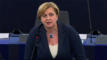Anna Fotyga, exeurodiputada y excanciller de Polonia.