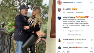 Vicente Fernández Jr y Mariana González Padilla