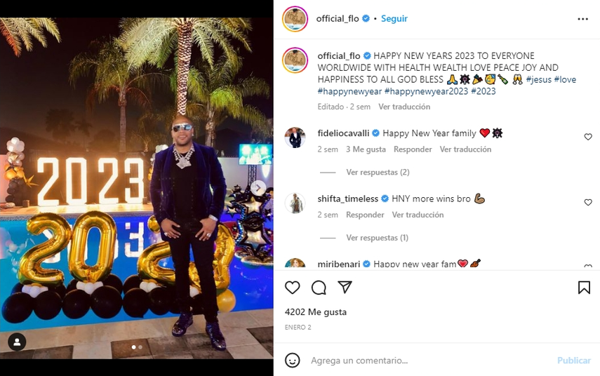 El cantante Flo Rida.