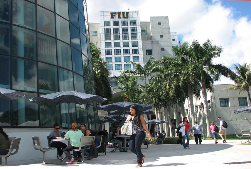 Vista parcial de Florida International University.
