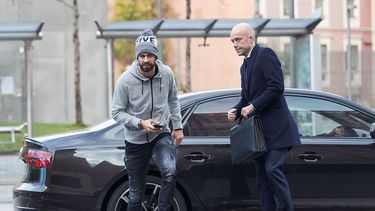 Piqué asistió al juzgado este lunes después de participar en el entrenamiento matutino del cuadro catalán.