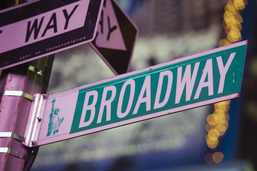 En esta foto del 19 de enero de 2012, un letrero de la calle Broadway en Times Square en Nueva York.&nbsp;