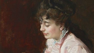 Retrato de una dama, 1890–91 de Raimundo de Madrazo y Garreta (1841–1920).