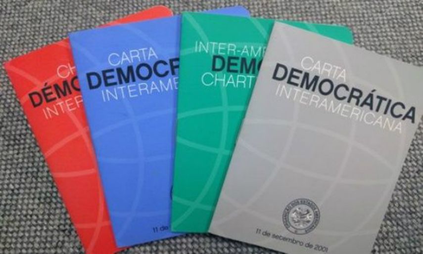 La Carta Democrática Interamericana es el principal instrumento jurídico que la OEA tiene para defender la democracia en la región.