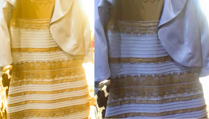 Perspectivas del vestido. Usted, ¿de qué color lo ve? (Foto: Twitter)