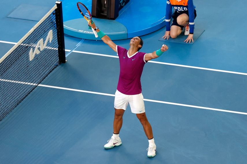 Rafael Nadal ganó un complicado juego de Cuartos de Final en el Abierto de Australia