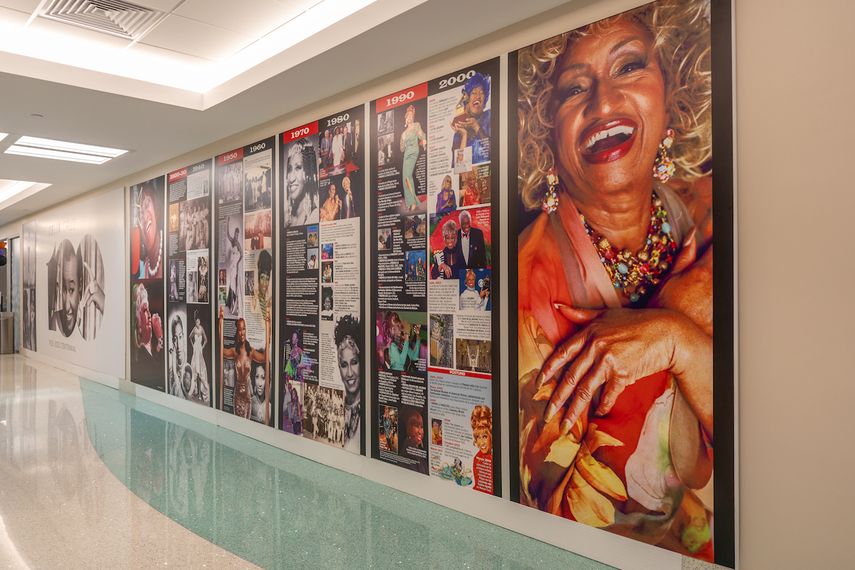 Exhibición en honor al legado de Celia Cruz.&nbsp;