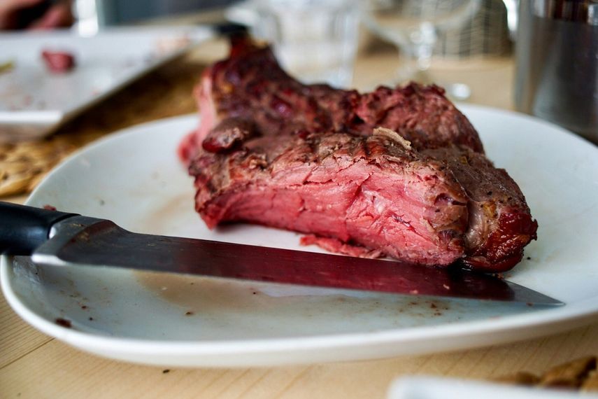 Imagen referencial de un corte de carne roja.&nbsp;