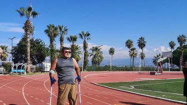 Atleta parapléjico enfrenta 100 km de caminata en el Ártico&nbsp;