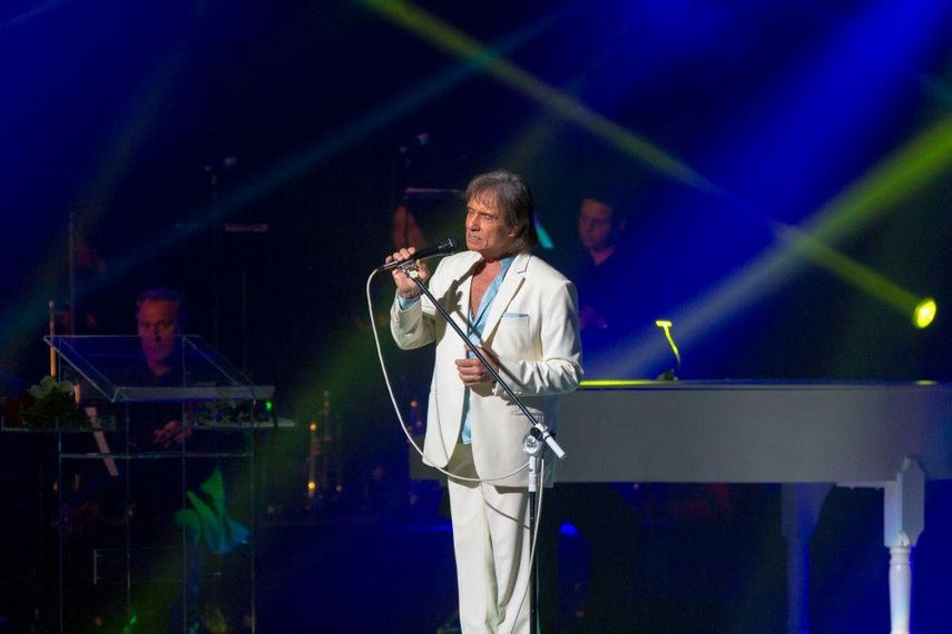 El cantante Roberto Carlos.