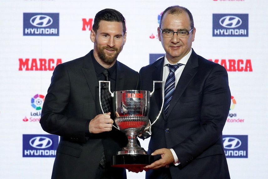 Messi lleva cinco premios Pichicho en la Liga española, uno menos que el mítico Telmo Zarra.