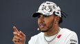 En esta foto del 3 de noviembre de 2019, el piloto británico Lewis Hamilton habla en una conferencia de prensa luego del Gran Premio de EEUU. 