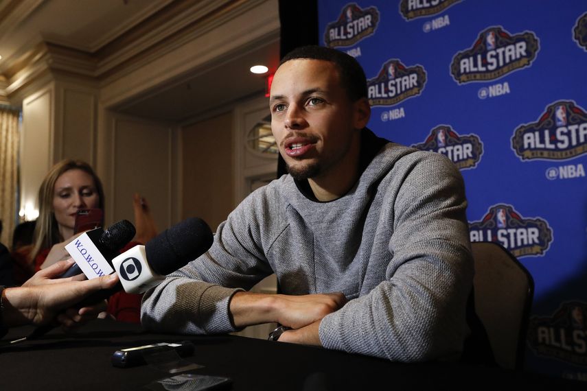 Curry participará en el Juego de Estrellas de la NBA que se realizará en Nueva Orleans