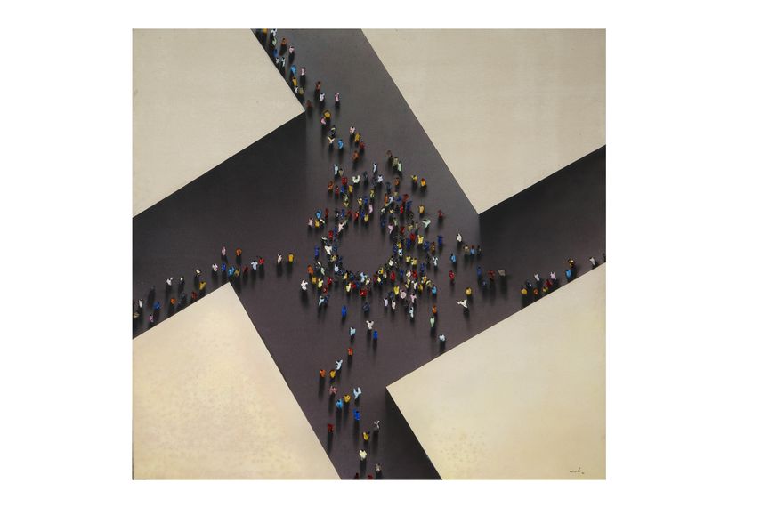 Juan Genovés, Cuatro Caminos, 2006.