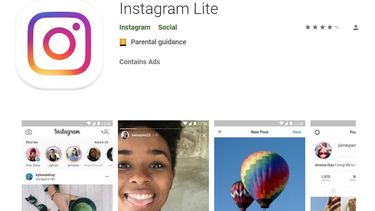 Red social Instagram. 