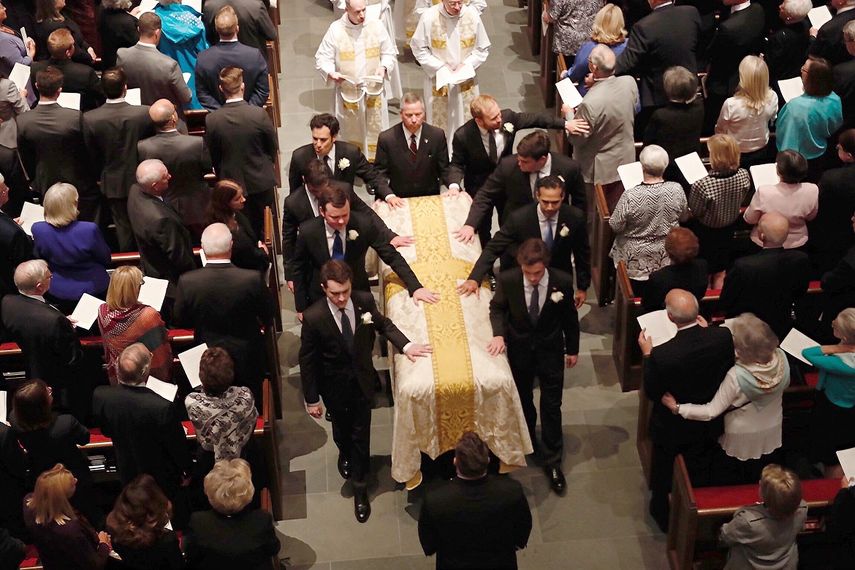 Funeral de la exprimera dama de EEUU Barbara Bush, en Austin, Texas.